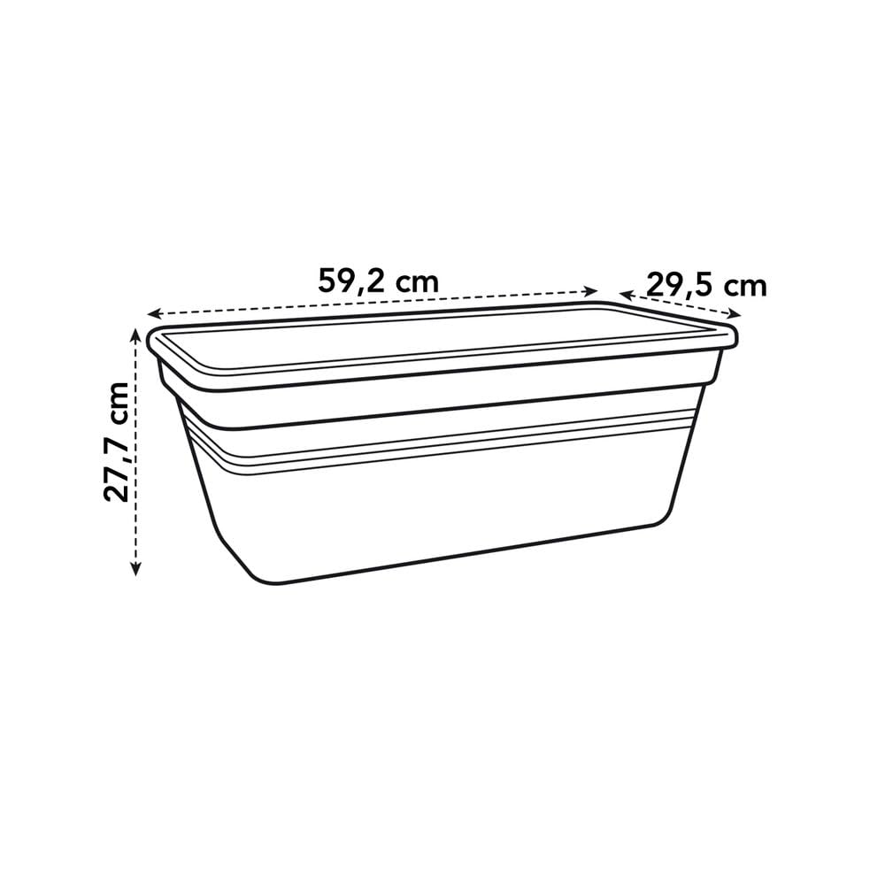 elho Green Basics Garten XXL 60 cm Pflanztopf Grün