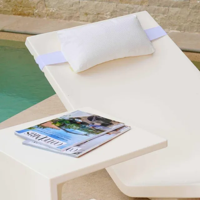 Serralunga Aqua Lounger Kissen Weiß Outdoor