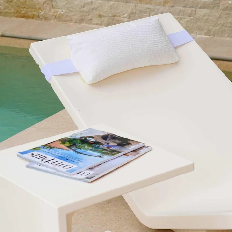 Serralunga Aqua Lounger Kissen Weiß Outdoor