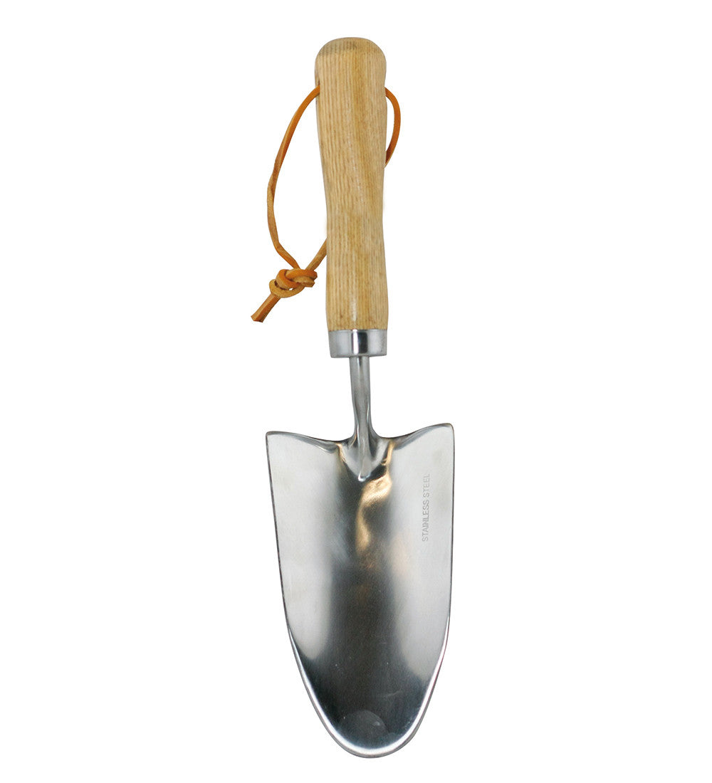Sarah Raven Gardening Pflanzkelle Edelstahl Esche 32cm