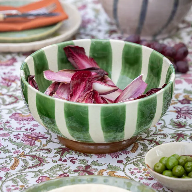 Sarah Raven Gardening Flower Bowl Schale 26cm Steinzeug