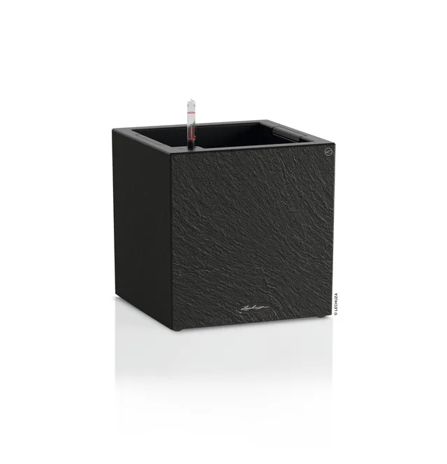 Lechuza Canto Slatestone 30 Low Pflanzgefäß dark grey 12 L