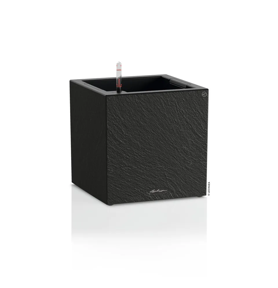 Lechuza Canto Slatestone 30 Low Pflanzgefäß dark grey 12 L