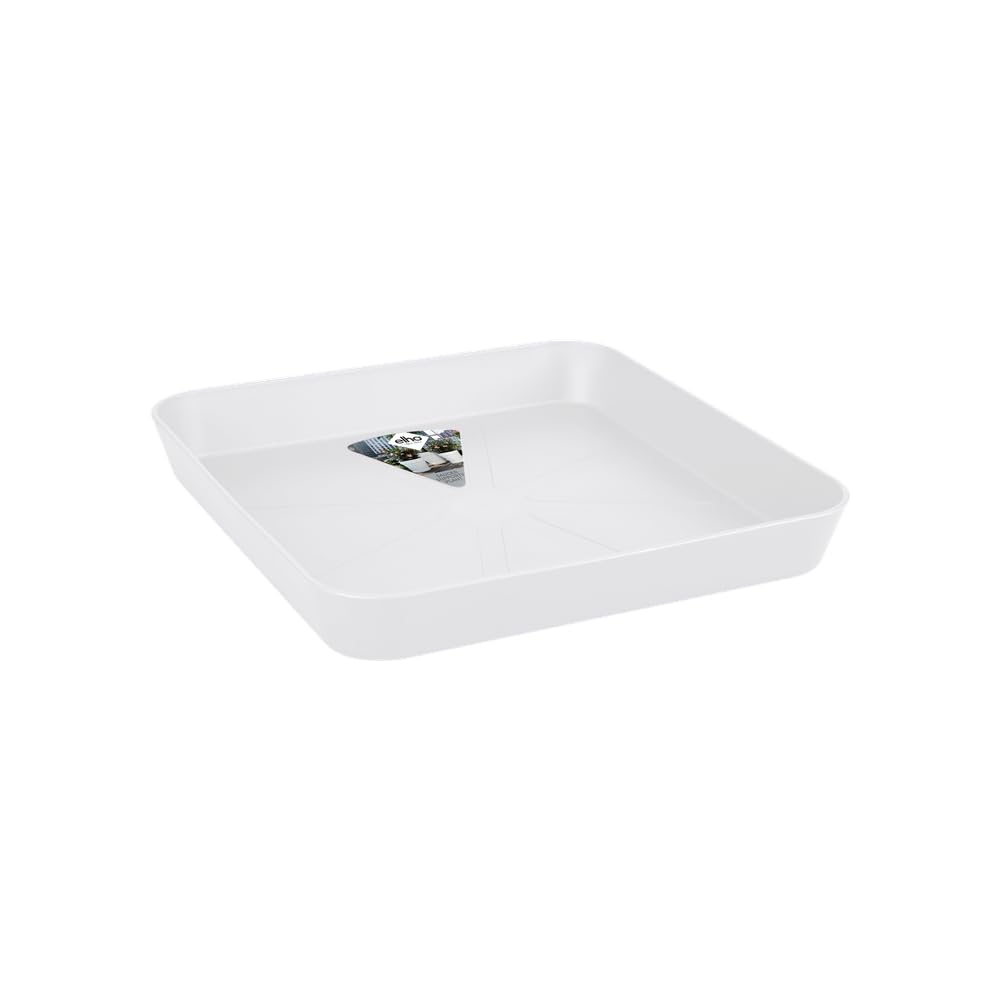 elho Loft Urban Untersetzer 22 cm weiß eckig Recycling