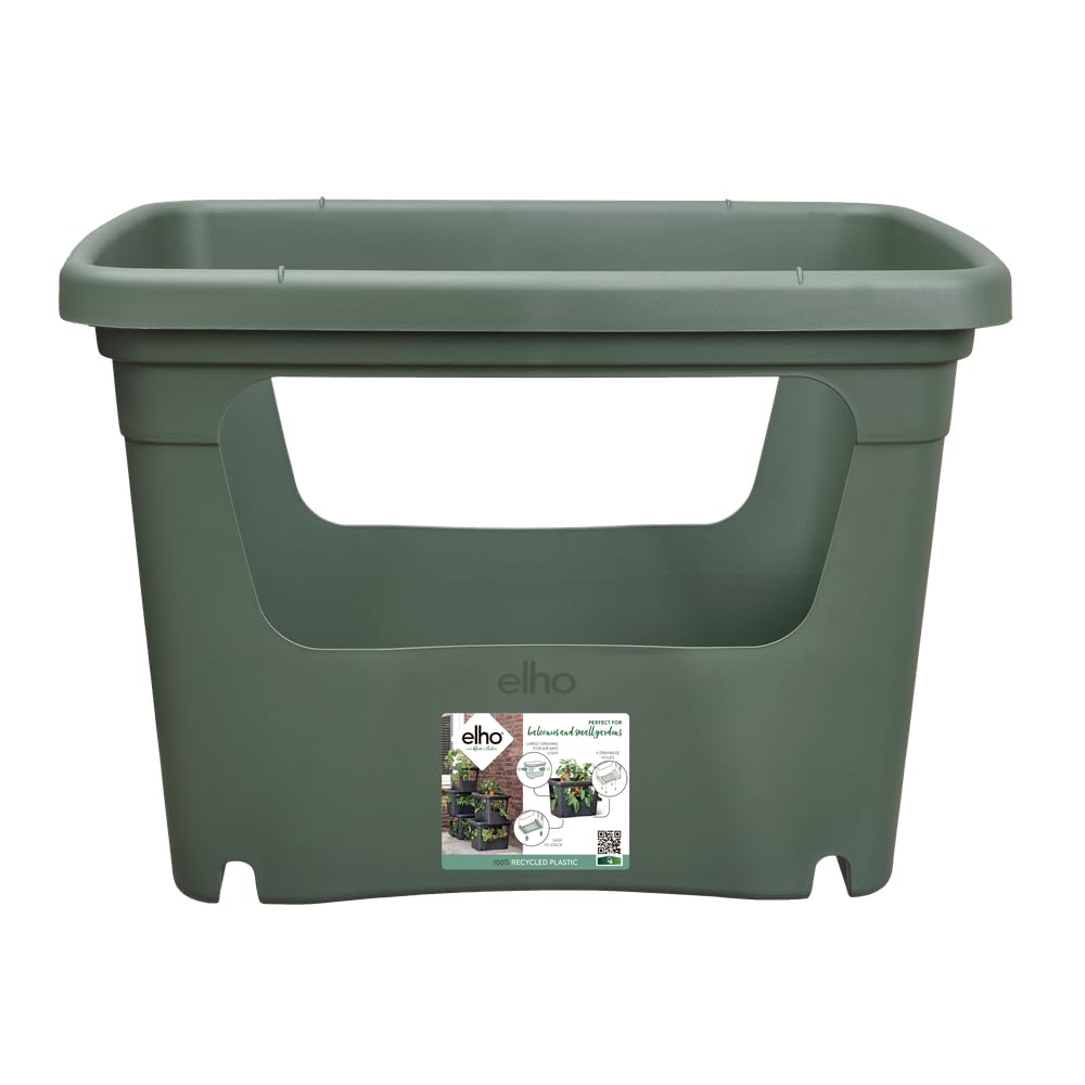 elho Green Basics Stack & Grow 50 Übertopf Laubgrün Gemüse
