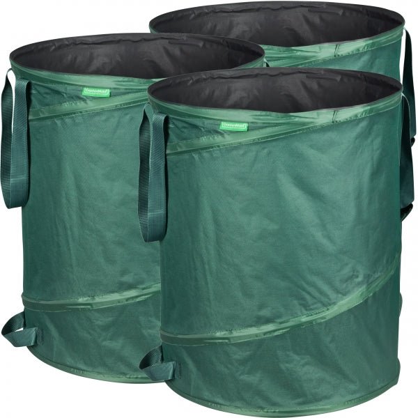 GardenMate Gartensäcke Pop Up 160L Oxford Gartensack 3er Set