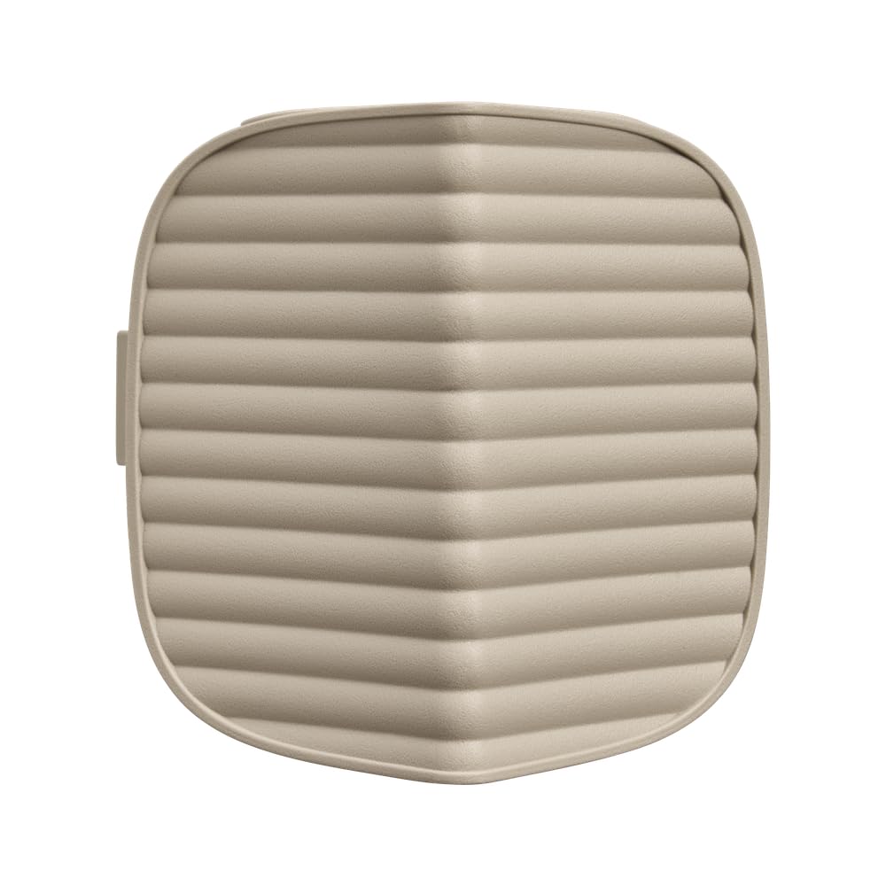 elho Cosy Vogelhaus mit Futterstation Beige 23 cm recycelt