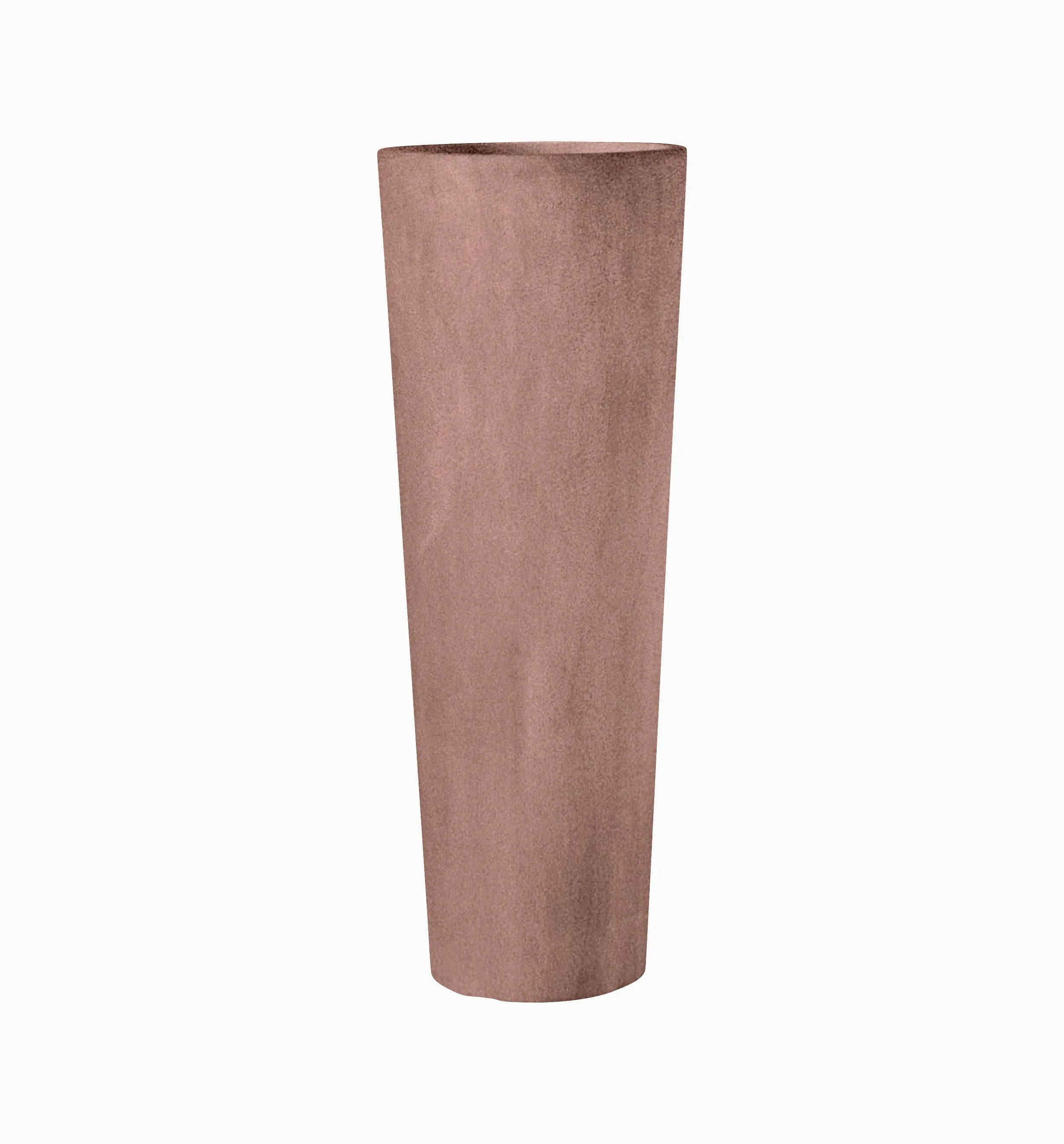 Serralunga New Pot High Pflanztopf Moleskin Anthrazit 35x35x90