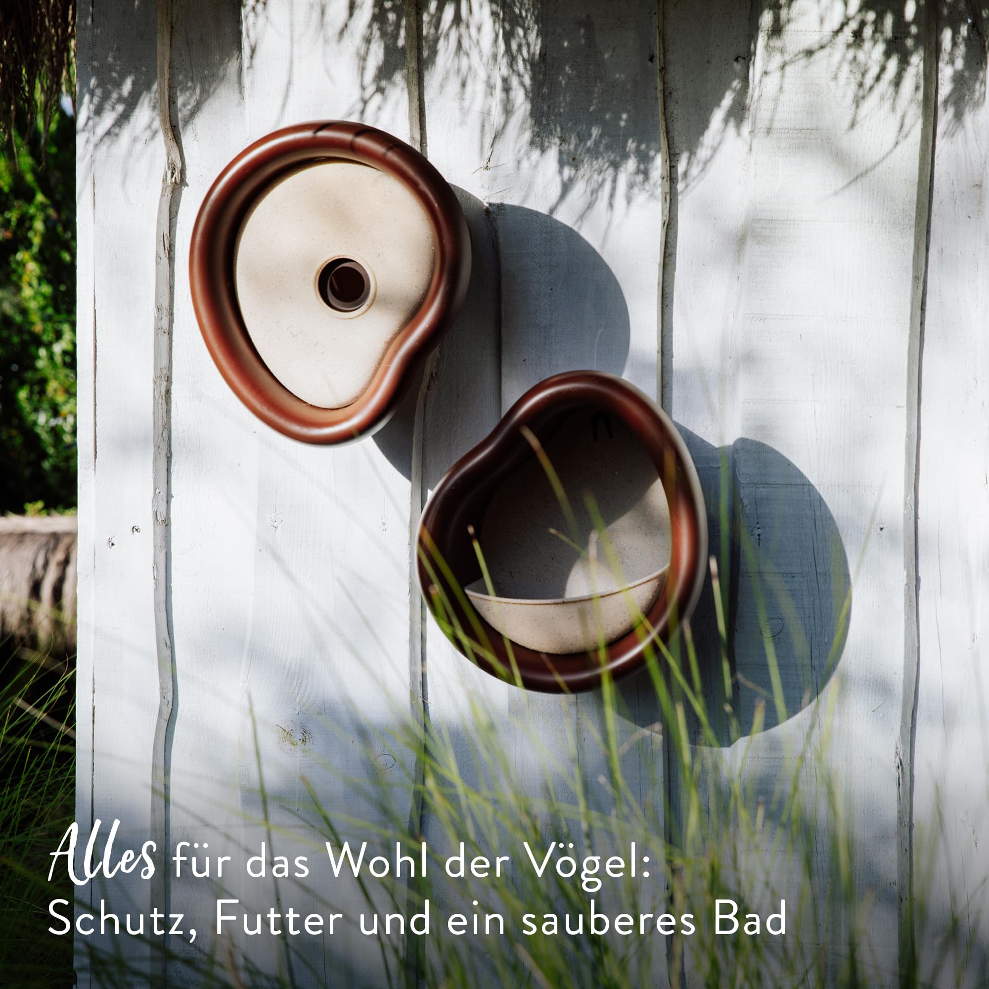 elho Organic Vogelfutterhaus 25 cm Chestnut Brown