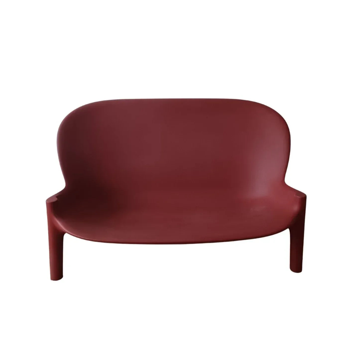 Serralunga Balzac Sofa Red Clay ohne Kissen Outdoor