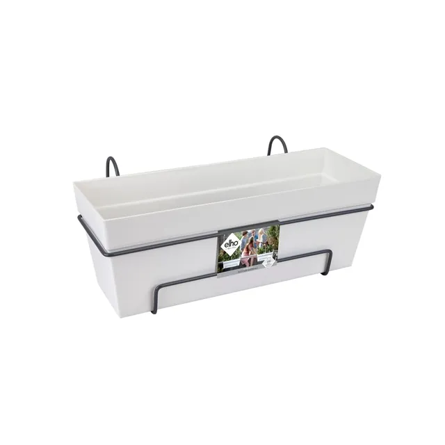 elho Loft Urban Balkonkasten All in 1 50cm Weiss Reservoir