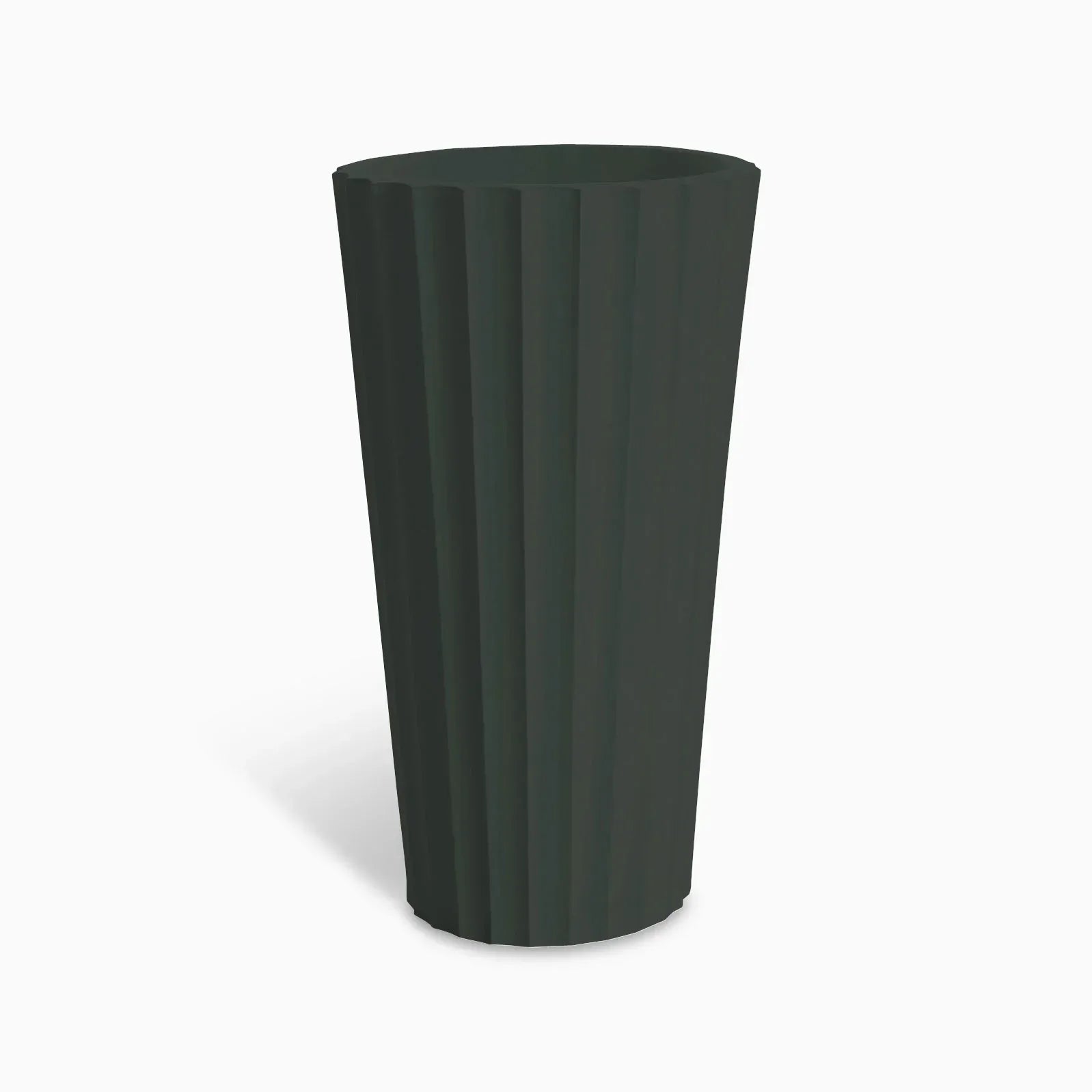 Serralunga Eufronio Pflanztopf Anthrazit reversibel