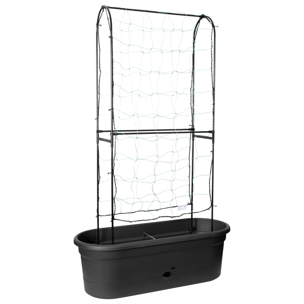 elho Green Basics Veggie Wall Pflanzkasten 80cm Living Schwarz