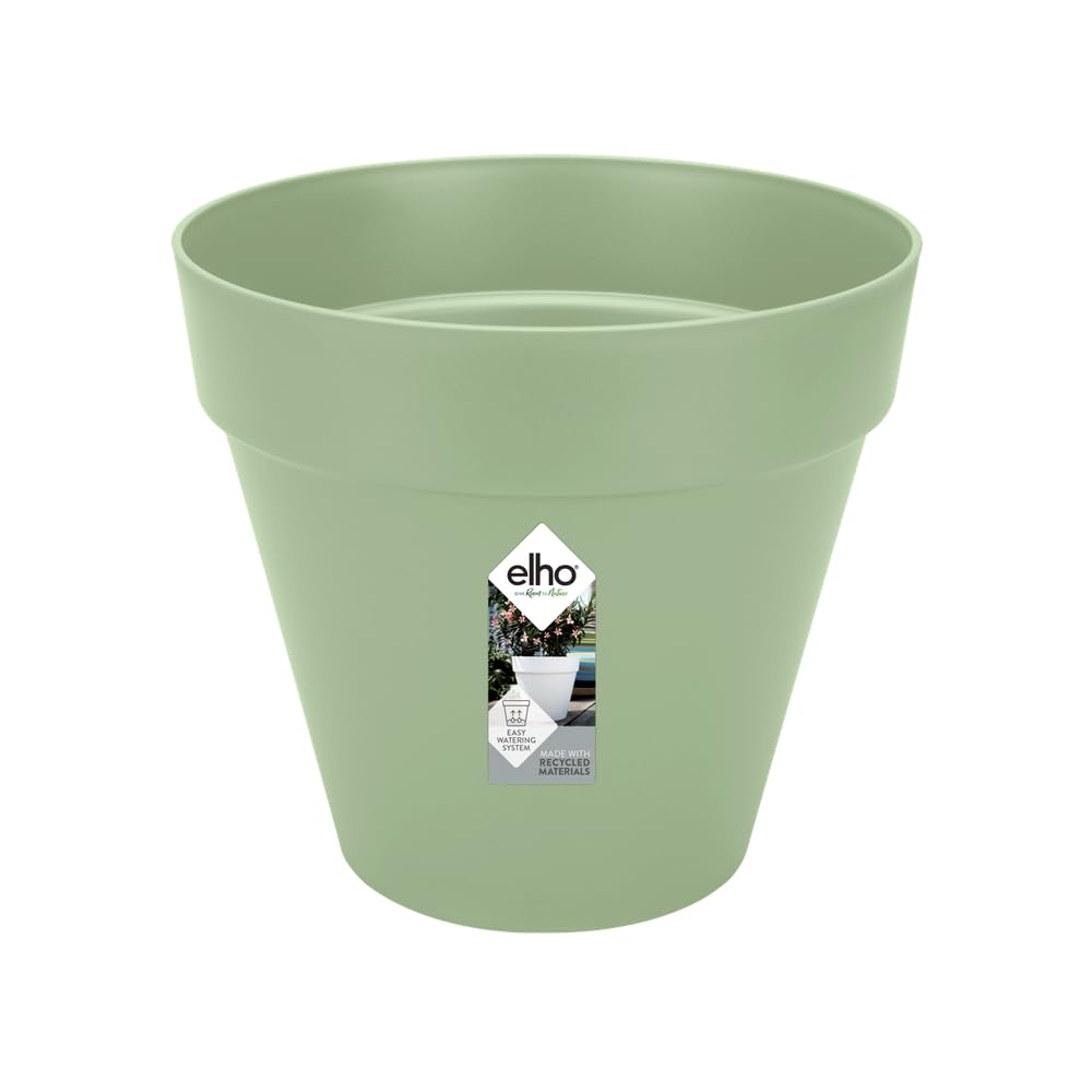 elho Loft Urban Blumentopf pistazie 30 cm für außen recycelt