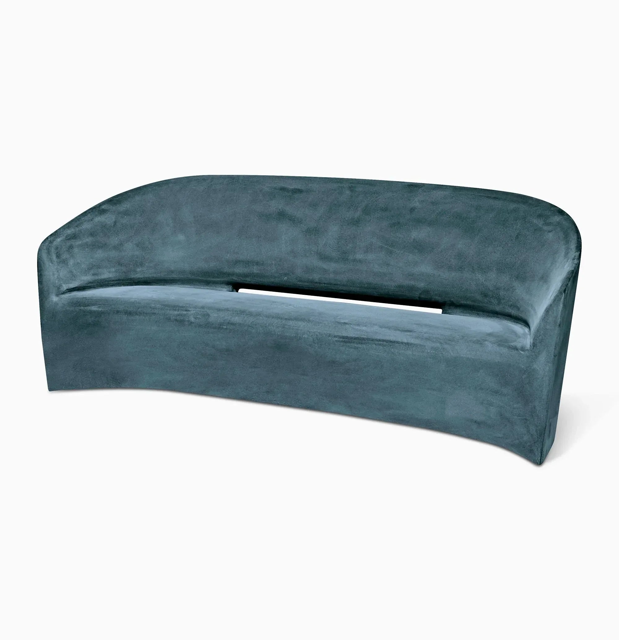 Serralunga Pine Beach Sofa Anthrazit Moleskin rund