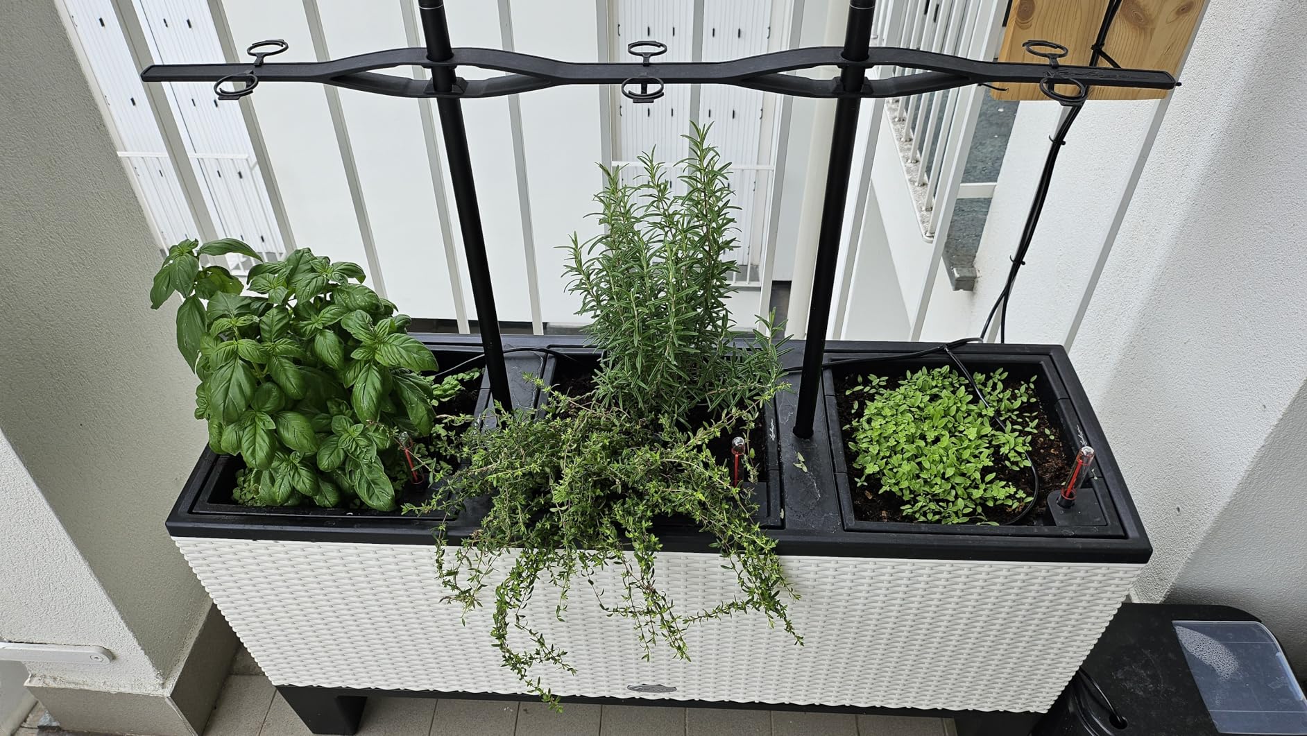 Lechuza Trio Cottage 30 Pflanzgefäß Weiß mit Bewässerung