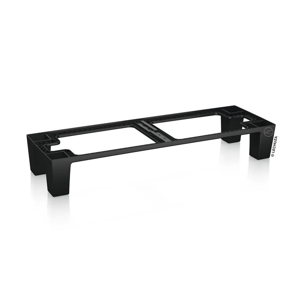 Lechuza Trio Sockel 30 Pflanzgefäß Sockel Schwarz 98x30x15 cm