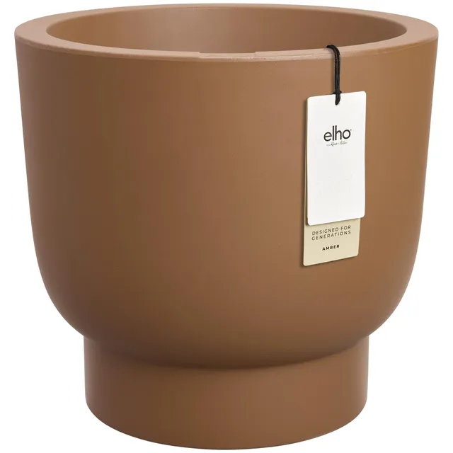 elho Amber Grail Blumentopf 40 cm Caramel recycelt groß