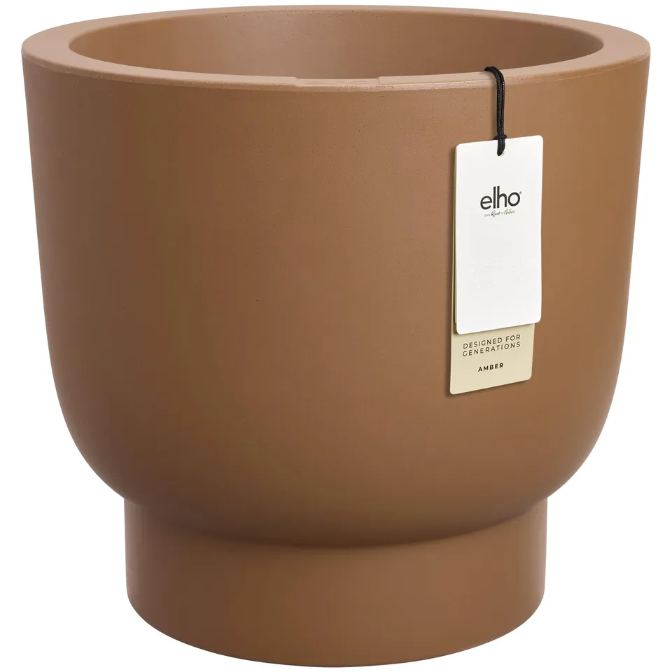 elho Amber Grail Blumentopf 40 cm Caramel recycelt groß