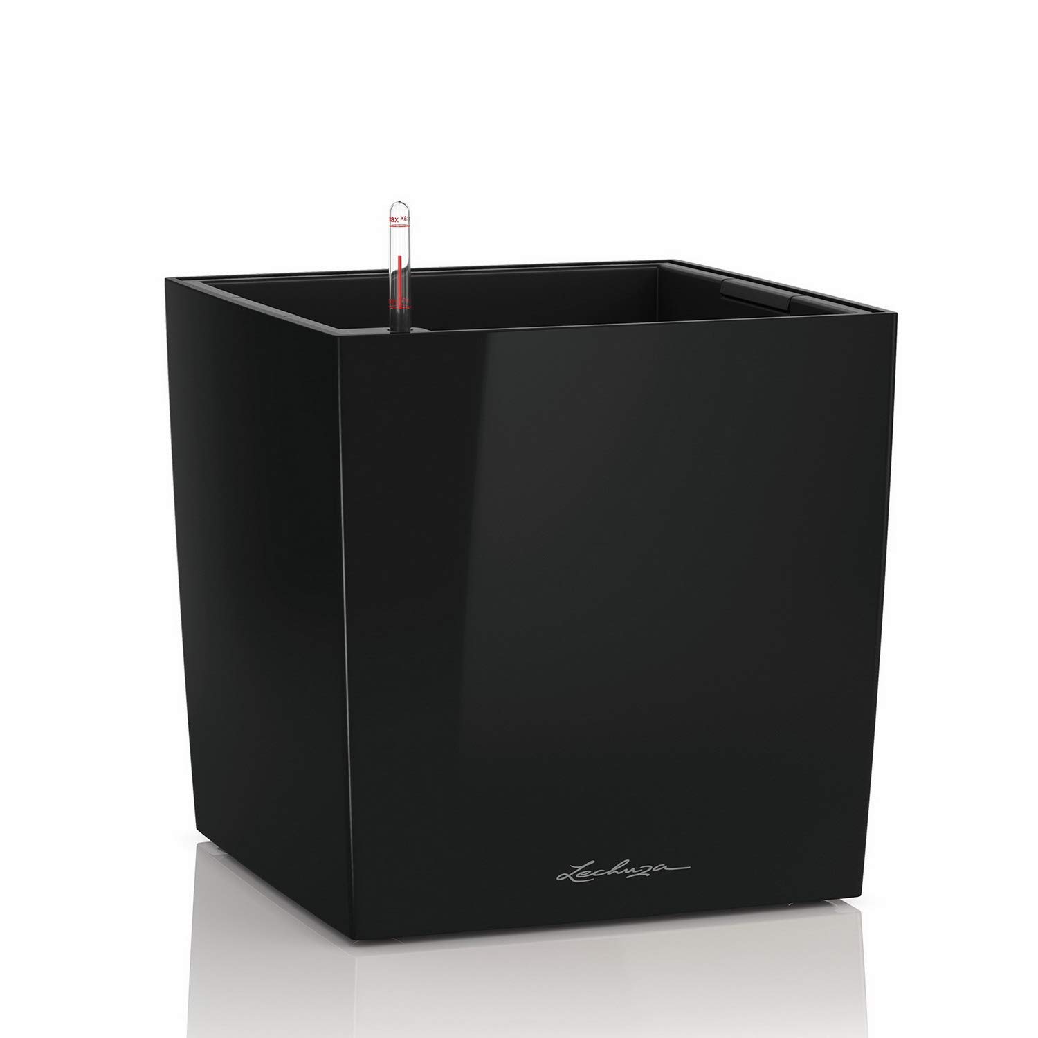 Lechuza Cube Premium 40 Pflanzwürfel Weiß Hochglanz 40cm Bewässerung