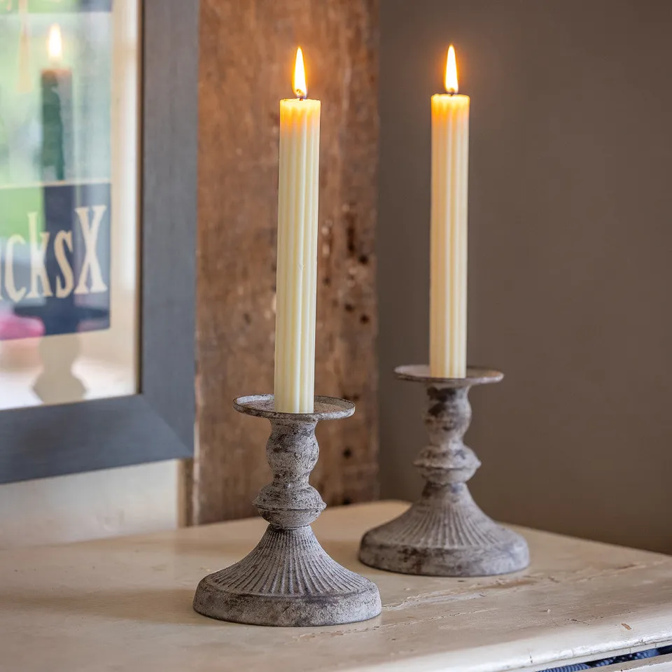 Sarah Raven Ribbed Soy Candles Kerze 2er-Set Sojawachs