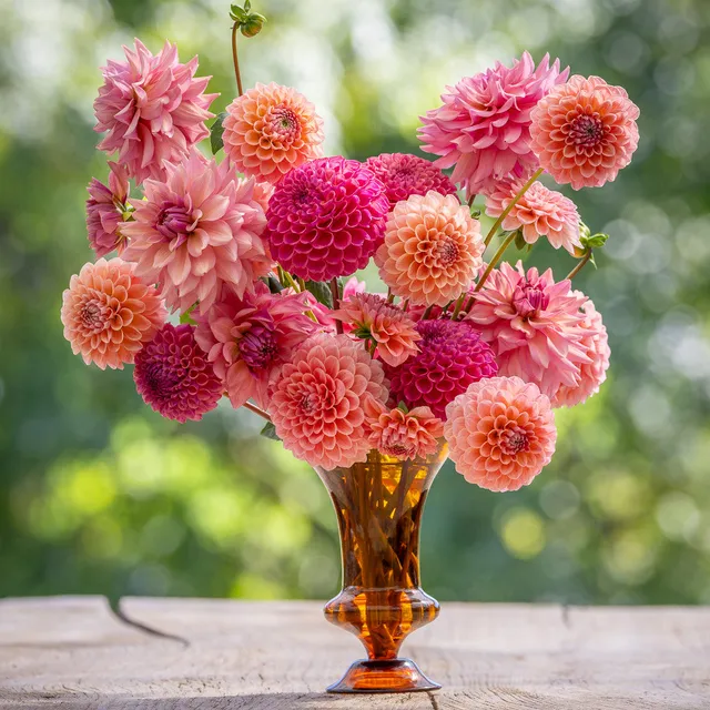 Sarah Raven Bulbs Millis Dahlia Dahlienknollen 3 Knollen mix
