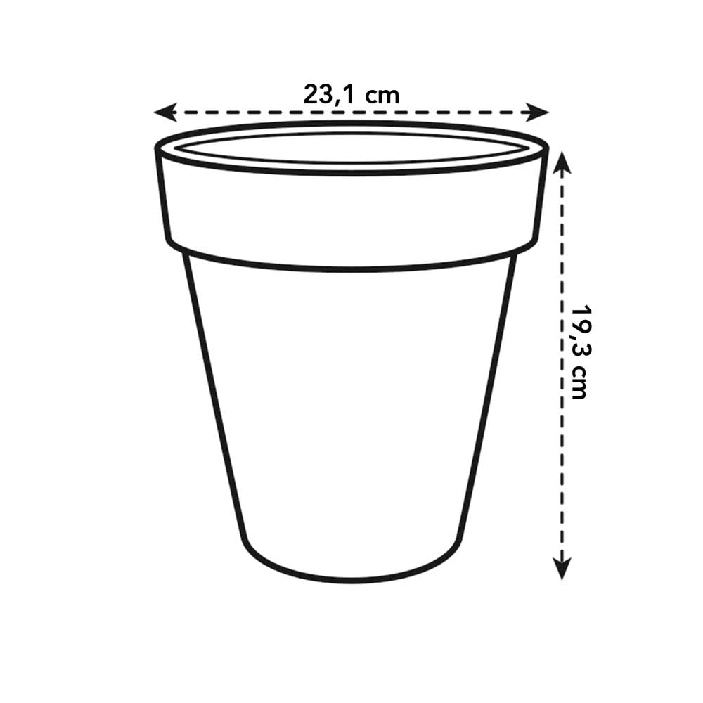 Elho Green Basics Top Planter 23 Blumentopf Kirsche 23 cm