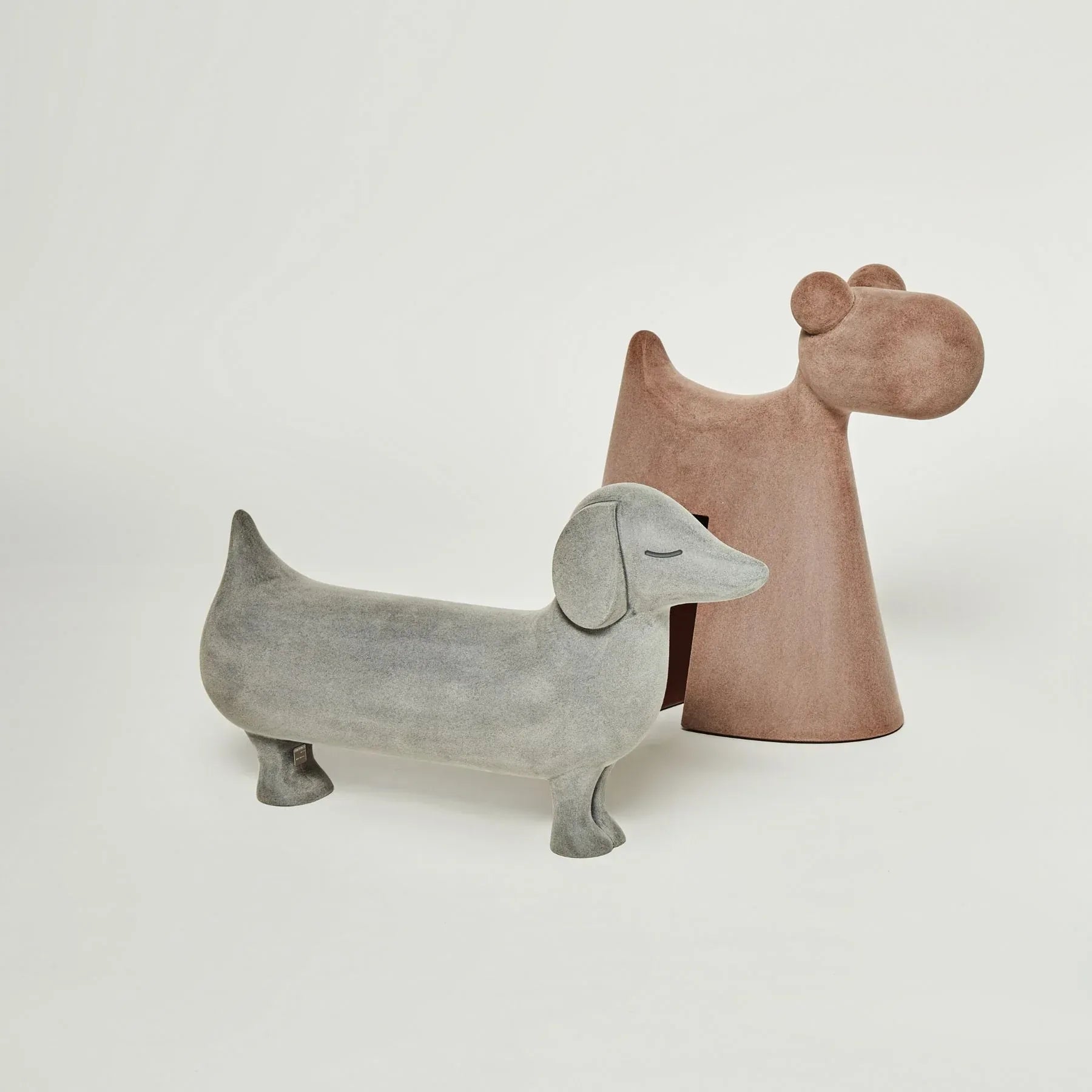 Serralunga Doggy Hocker Moleskin Anthrazit Deko