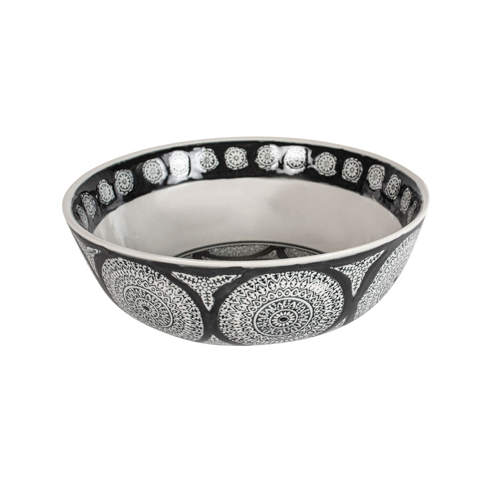 Sarah Raven Inca Charcoal Bowl Schüssel Medium 25cm Keramik