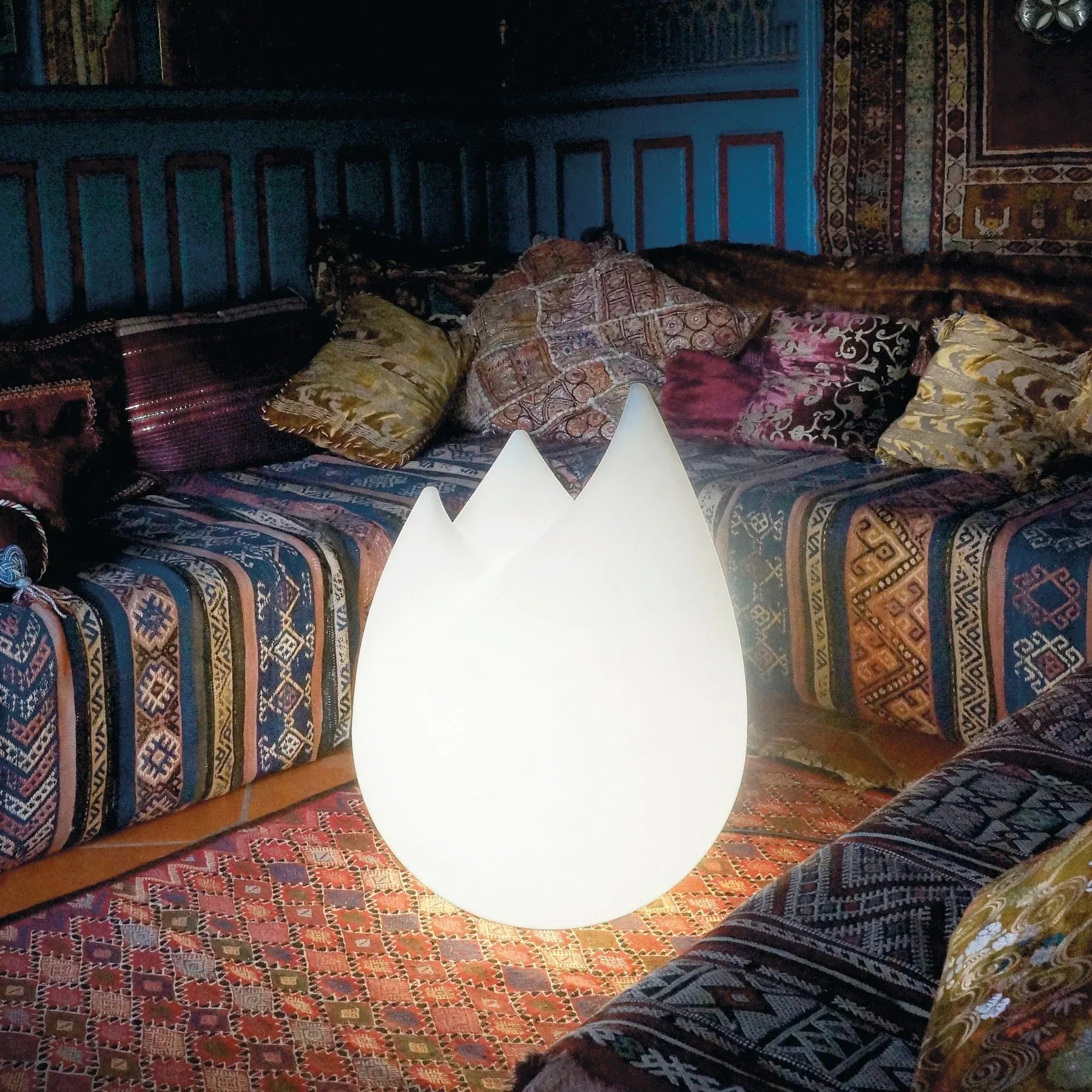 Serralunga Lighting Flame Stehlampe Weißlicht Outdoor