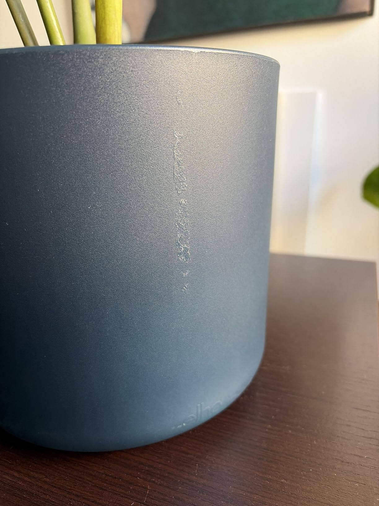 elho Ocean Collection Rund 22 Blumentopf Atlantikblau recycelt