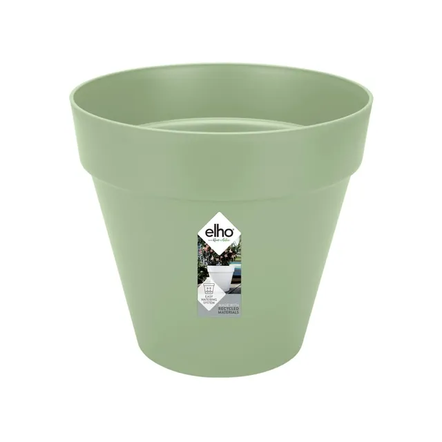 elho Loft Urban Blumentopf pistazie 30 cm für außen recycelt