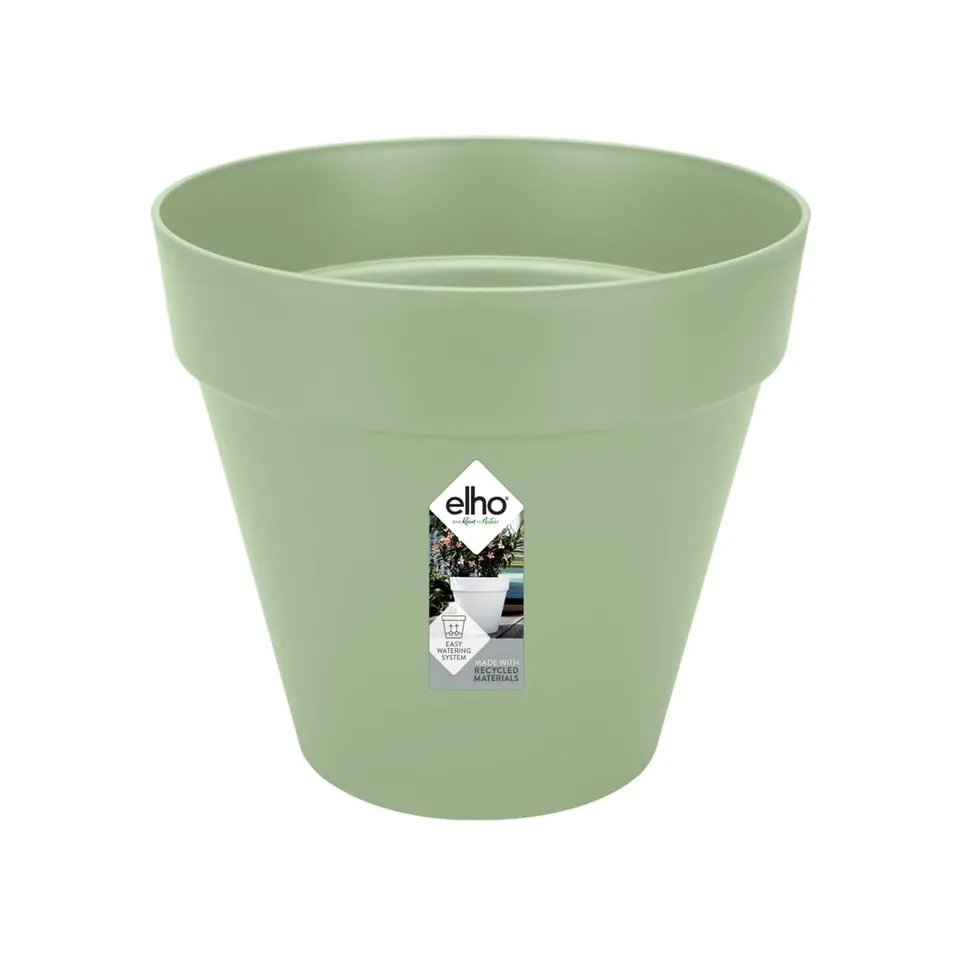 elho Loft Urban Blumentopf pistazie 30 cm für außen recycelt