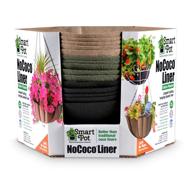 Smart Pot NoCoco Liner Hängeampel Einsatz Stoff 16 inch