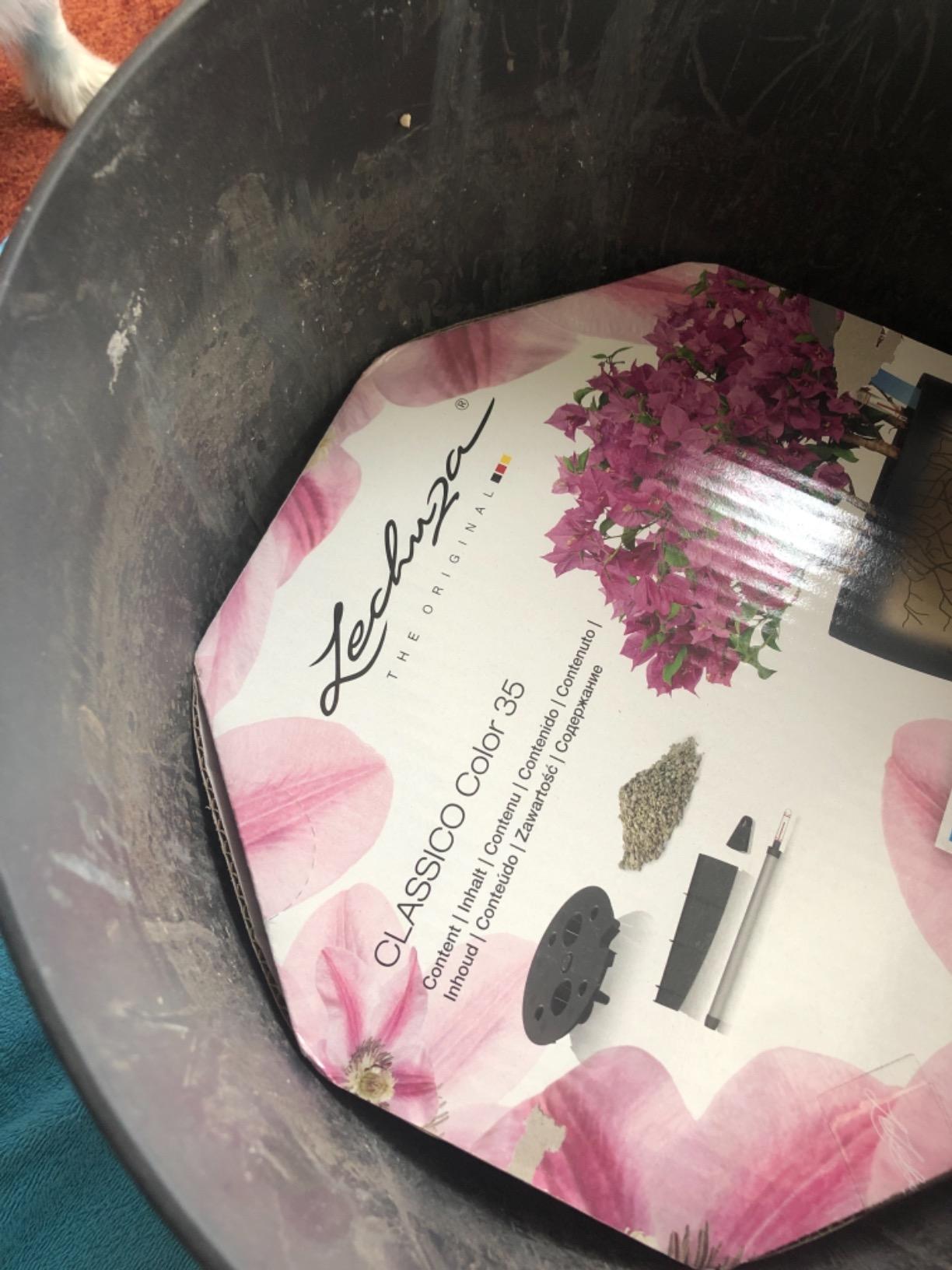 Lechuza Classico Color 35 Blumentopf Weiß mit Bewässerung