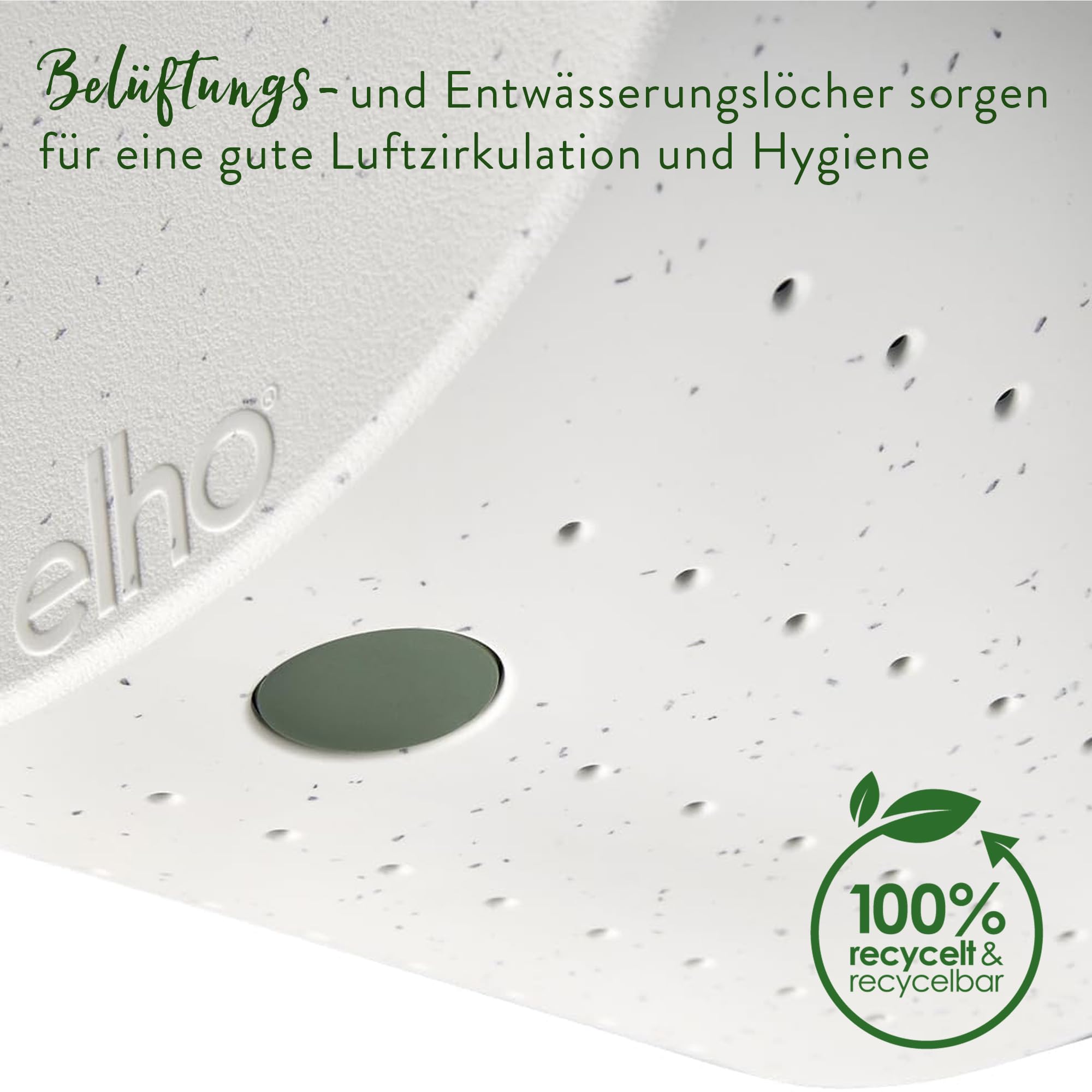 elho Essential Vogelhaus 18 cm Fibrous Grey Nistkasten