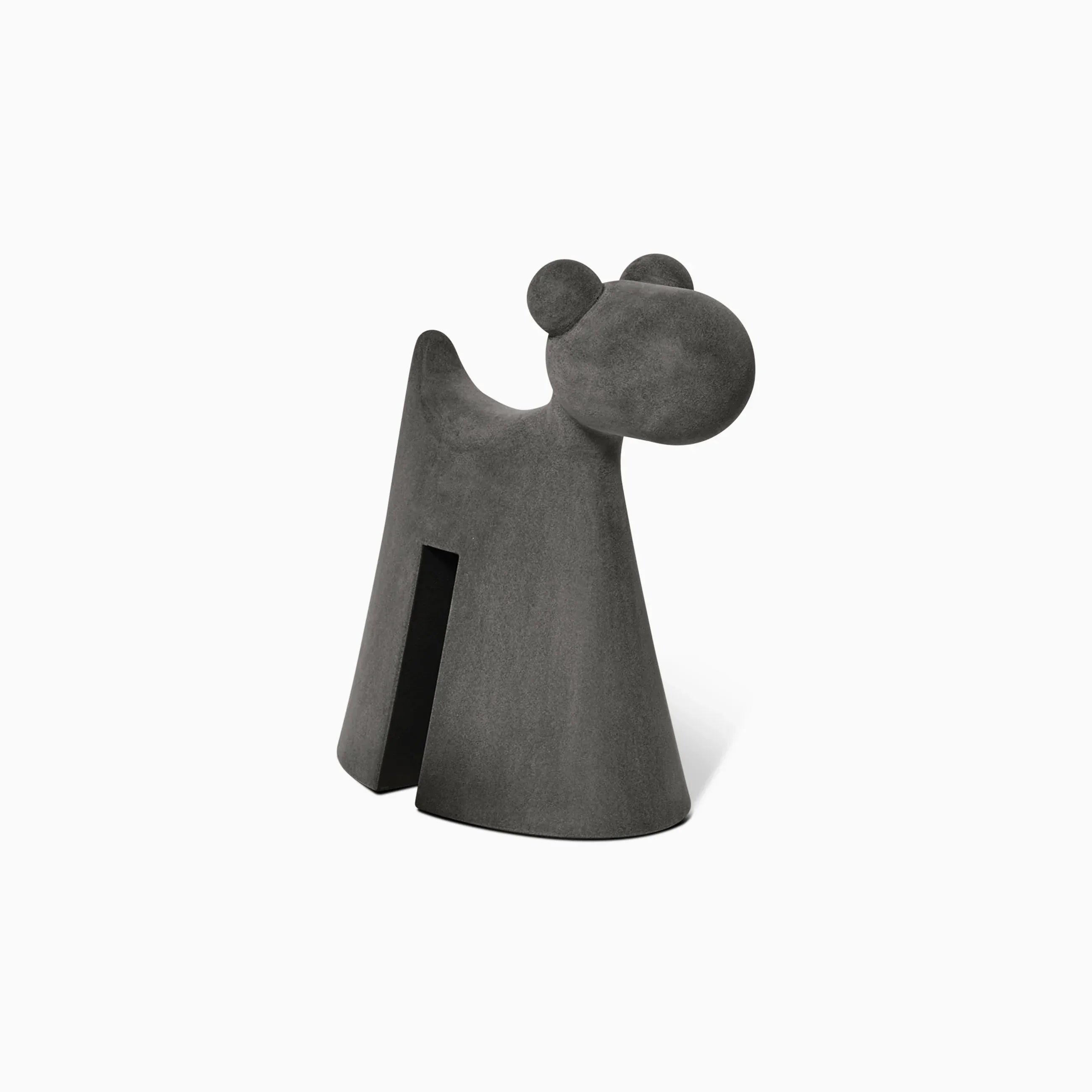 Serralunga Doggy Hocker Moleskin Anthrazit Deko