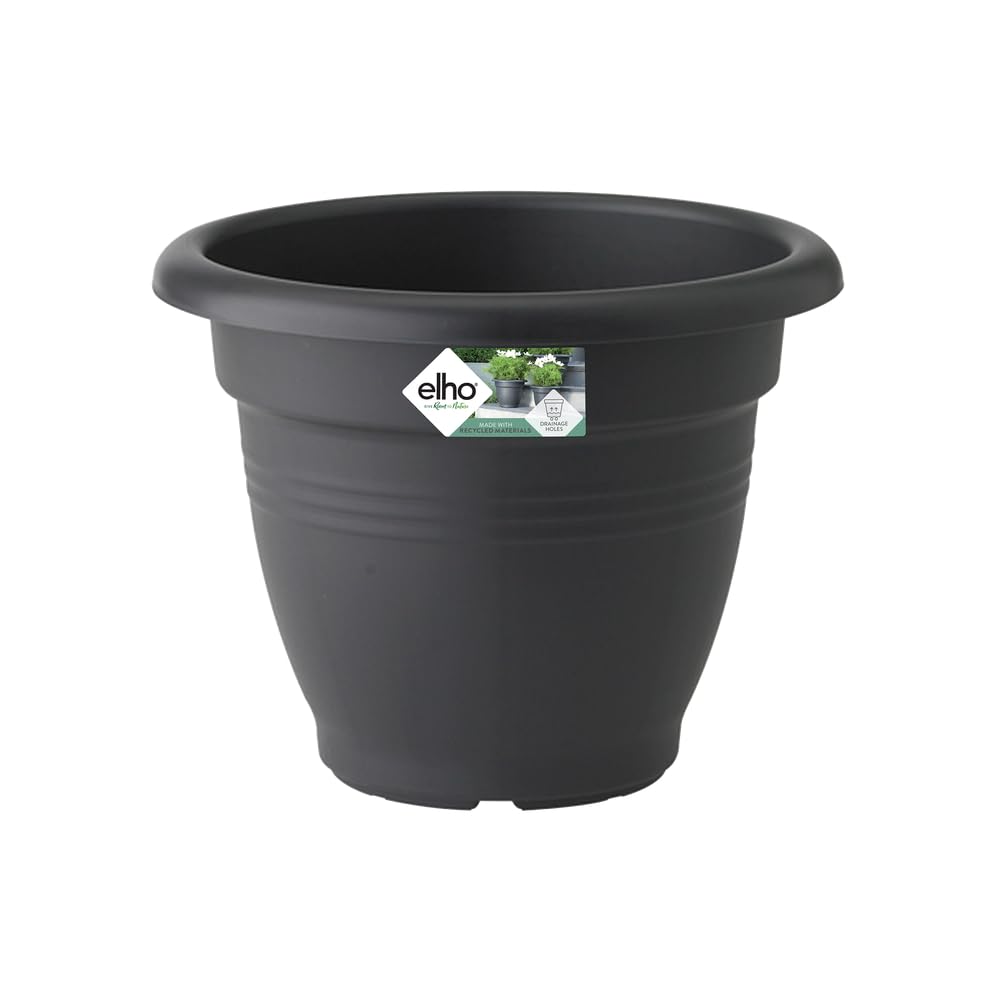 elho Green Basics Campana 30 Blumentopf Living Schwarz 30cm