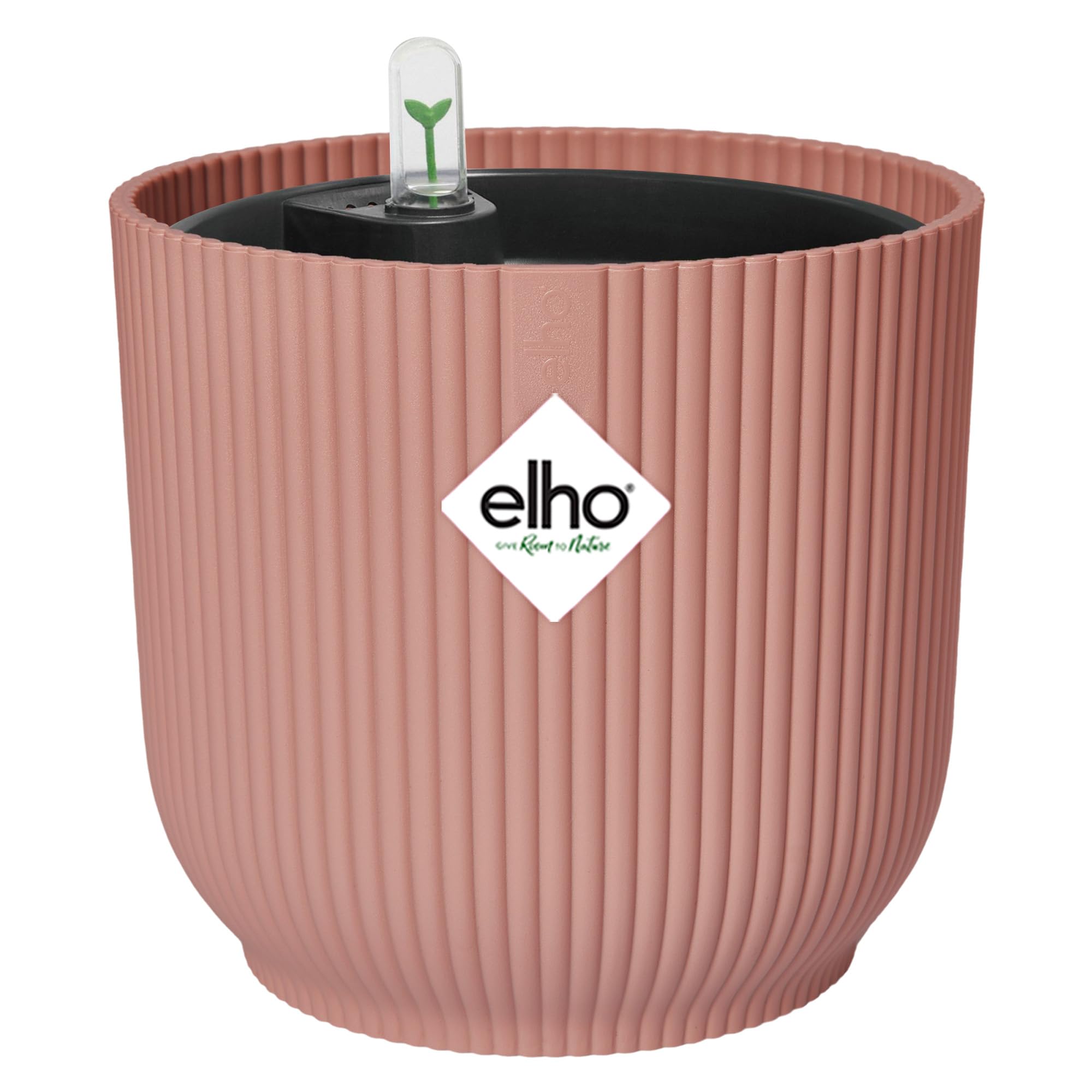 elho Vibes Fold Rund 22 Blumentopf zartrosa mit Bewässerung