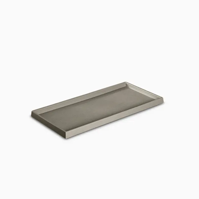 Serralunga Untersetzer eckig 58,5cm Tortora Pflanzschale