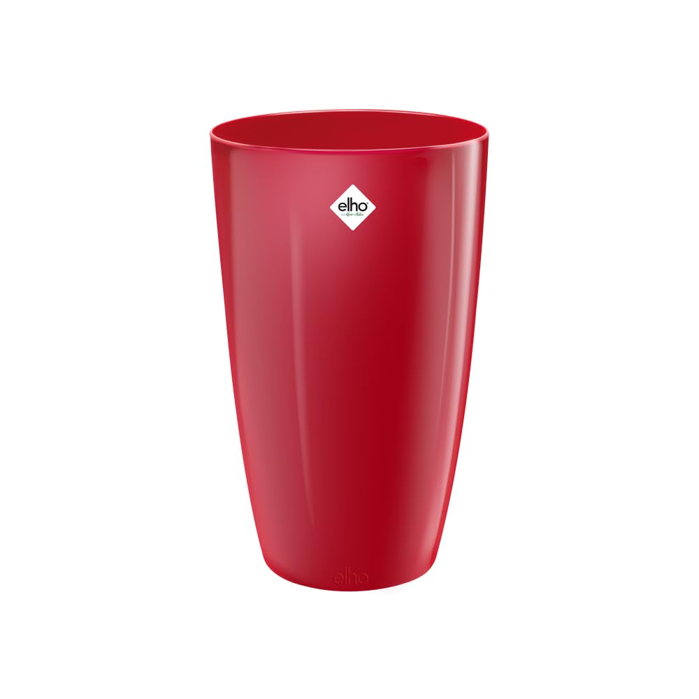 elho Brussels Diamond Rund Hoch 32 Blumentopf Lovely Rot Kunststoff
