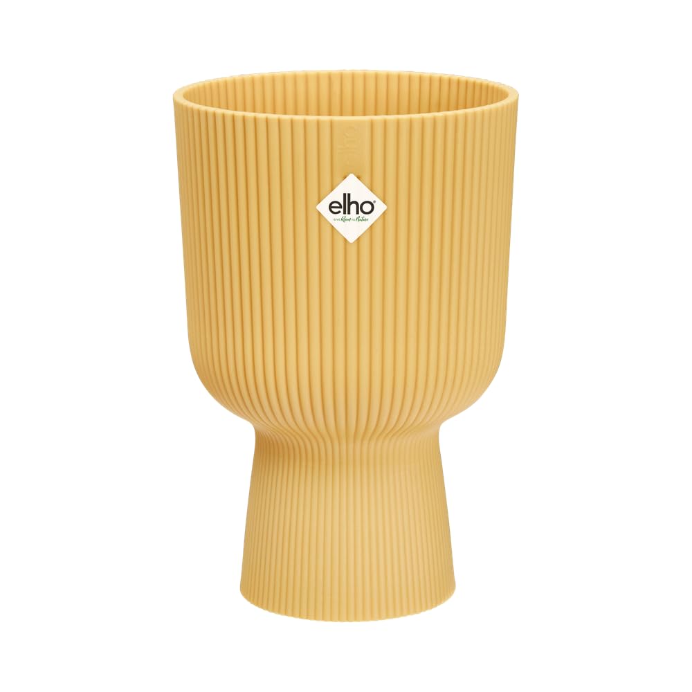 elho Vibes Fold Coupe 14 Blumentopf gelb Buttergelb 13,9 cm