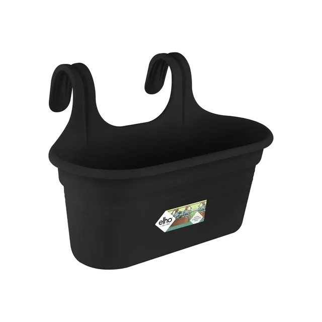 elho Green Basics Easy Hanger Large Balkontopf Living Schwarz 6cm