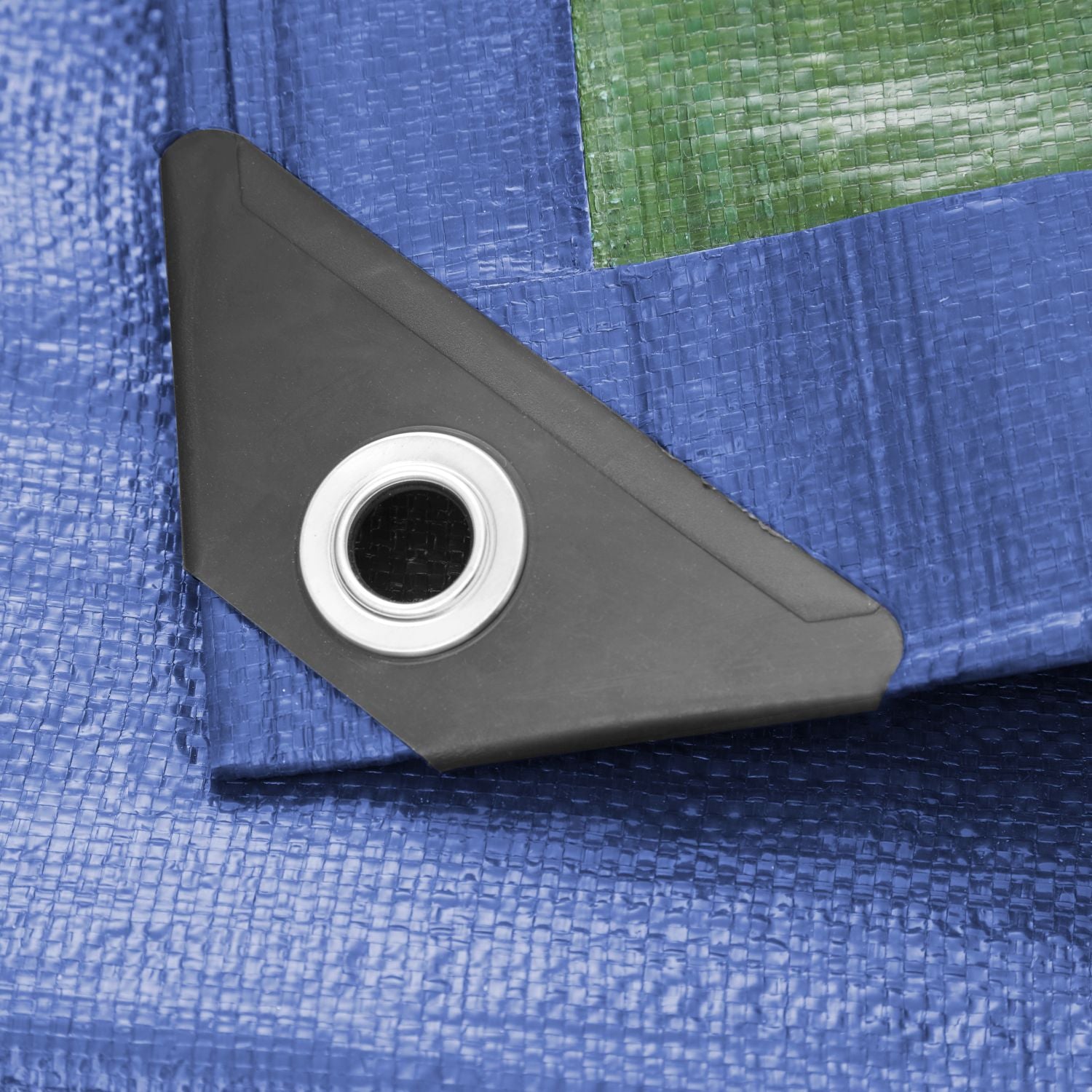 GardenMate Abdeckplanen Plane 90g 2m x 3m Grün-Blau Ösen