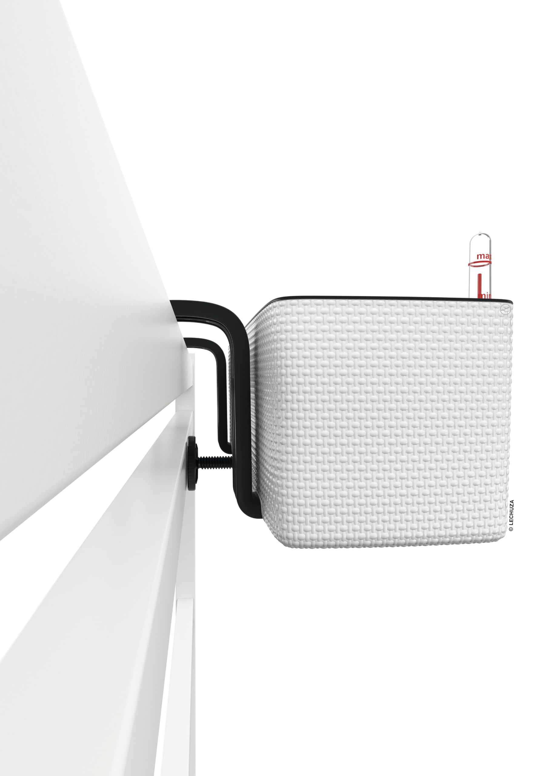 Lechuza Cube Color Triple Pflanzgefäß Schiefergrau 40cm Sticksystem