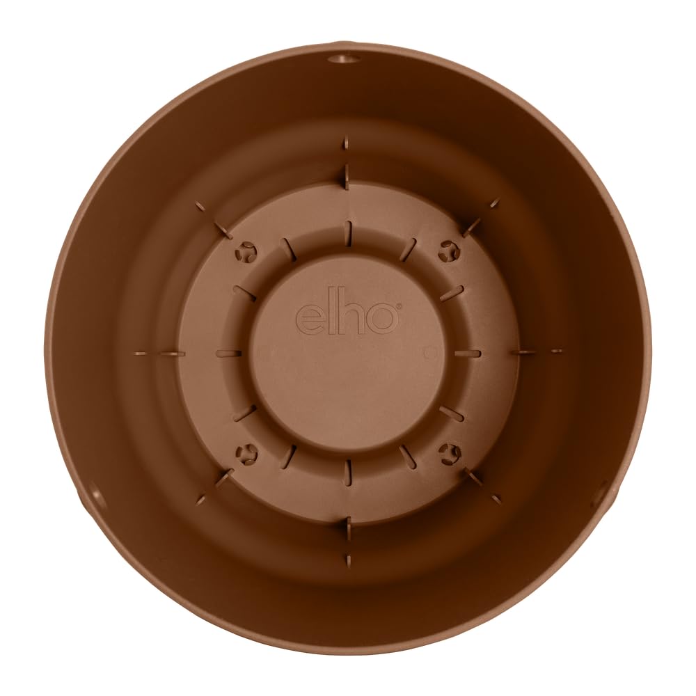 elho Greenville Hängeampel 24cm ingwer-braun mit Untersetzer