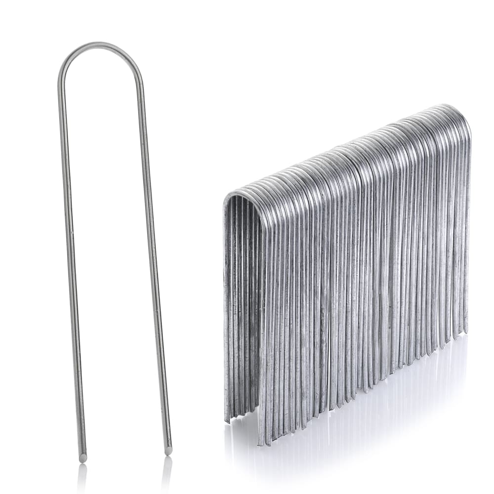 GardenMate Erdanker 150 mm verzinkt Bodenanker 100 Stück rund