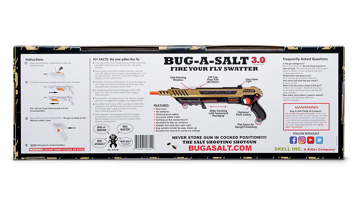 Bug-A-Salt 3.0 Gold Digger Salzgewehr Fiber Optik Gold