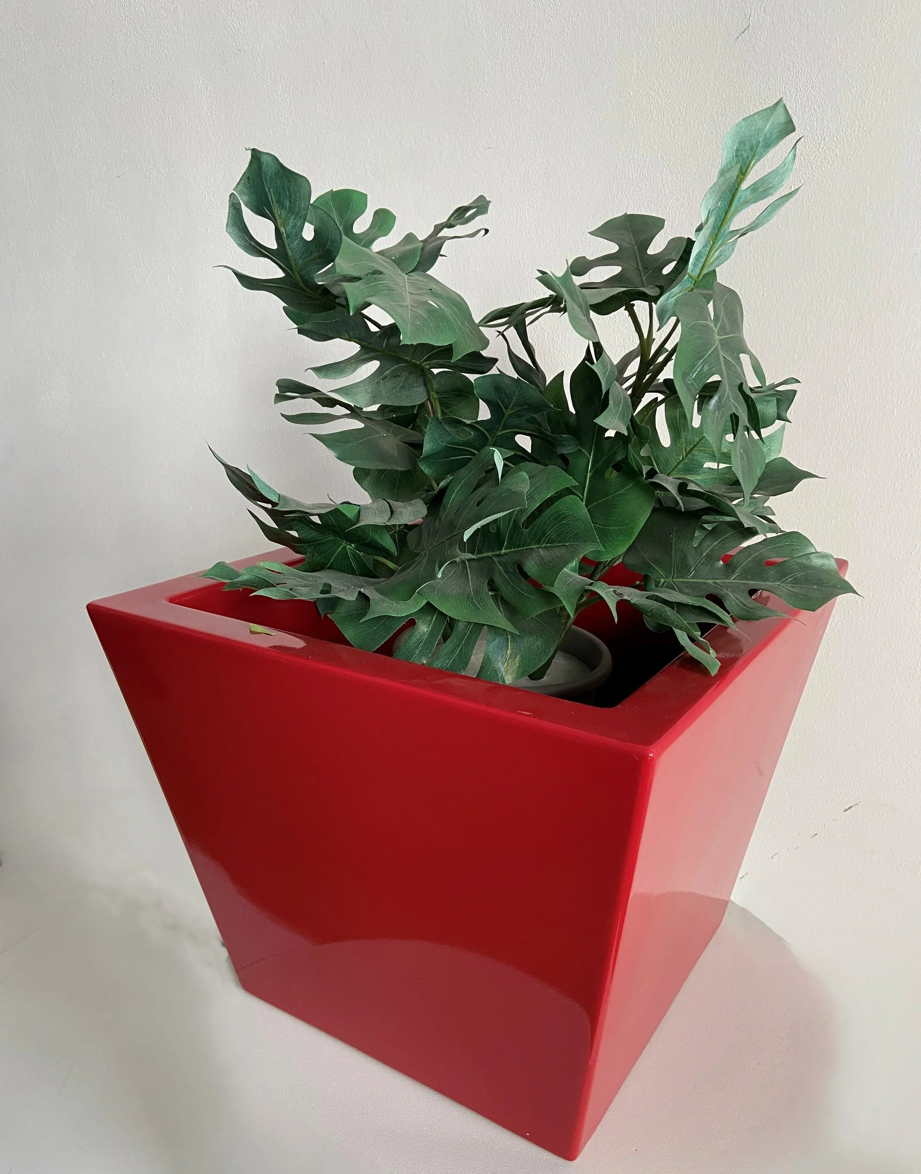 Serralunga Kabin Pflanztopf Eckig 35x35x30 Anthrazit