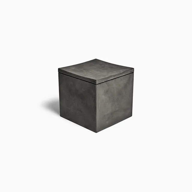 Serralunga Lounge Cube Hocker Moleskin Anthrazit